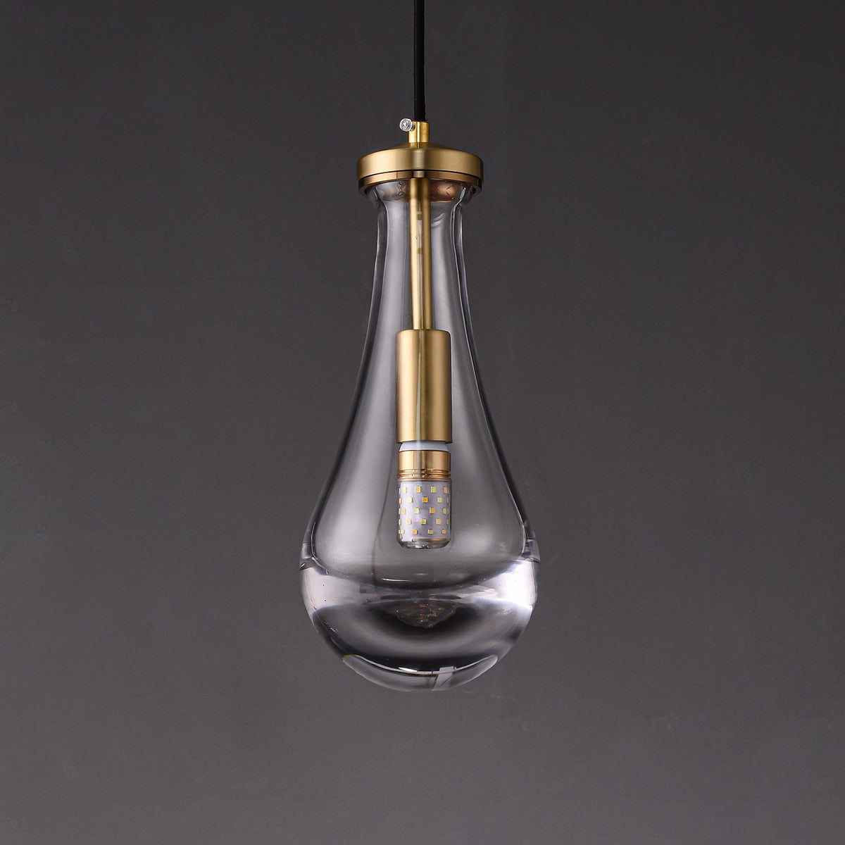Votheor Moderne minimalistische hanglamp van messing en glas