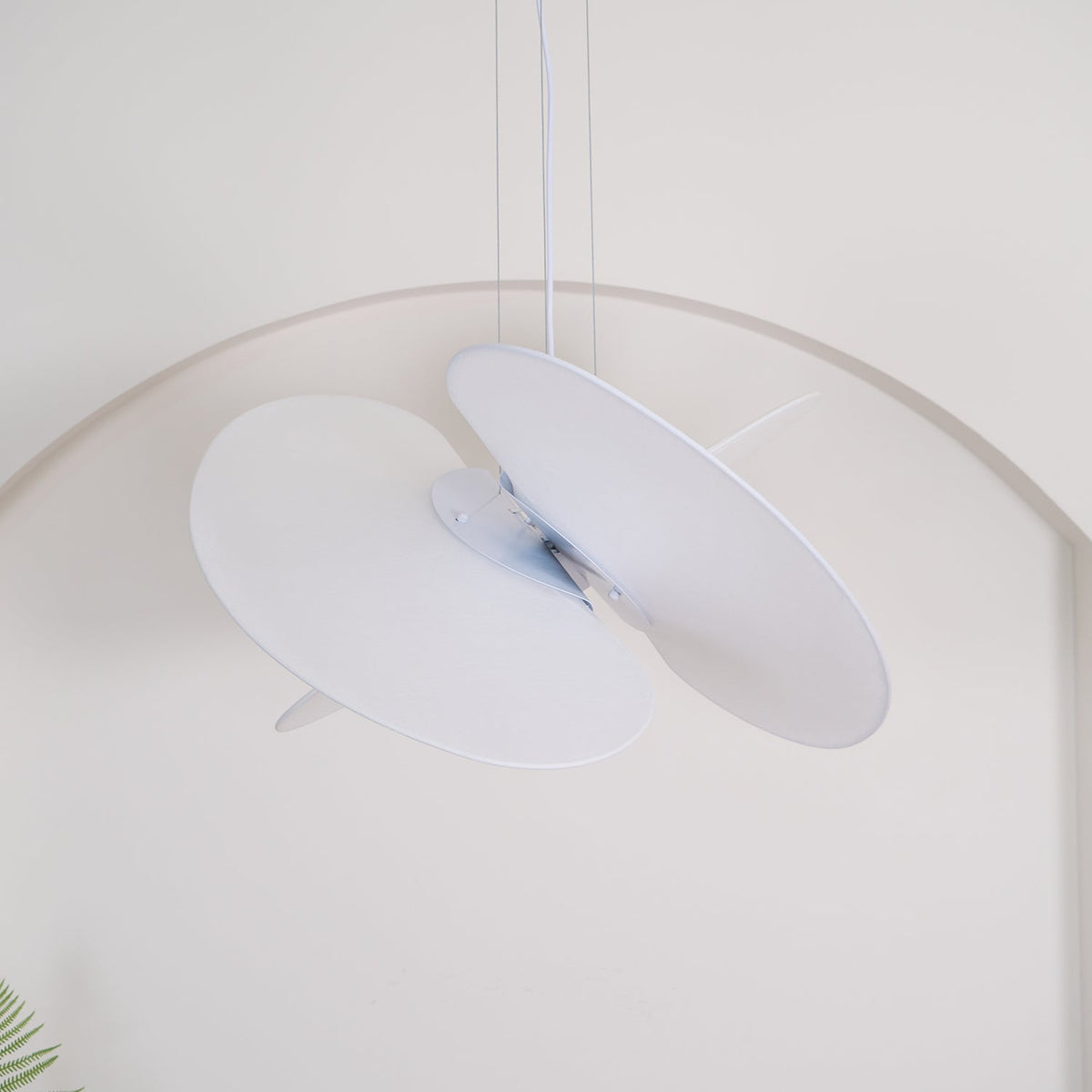 Whirl Moderne hanglamp van stof