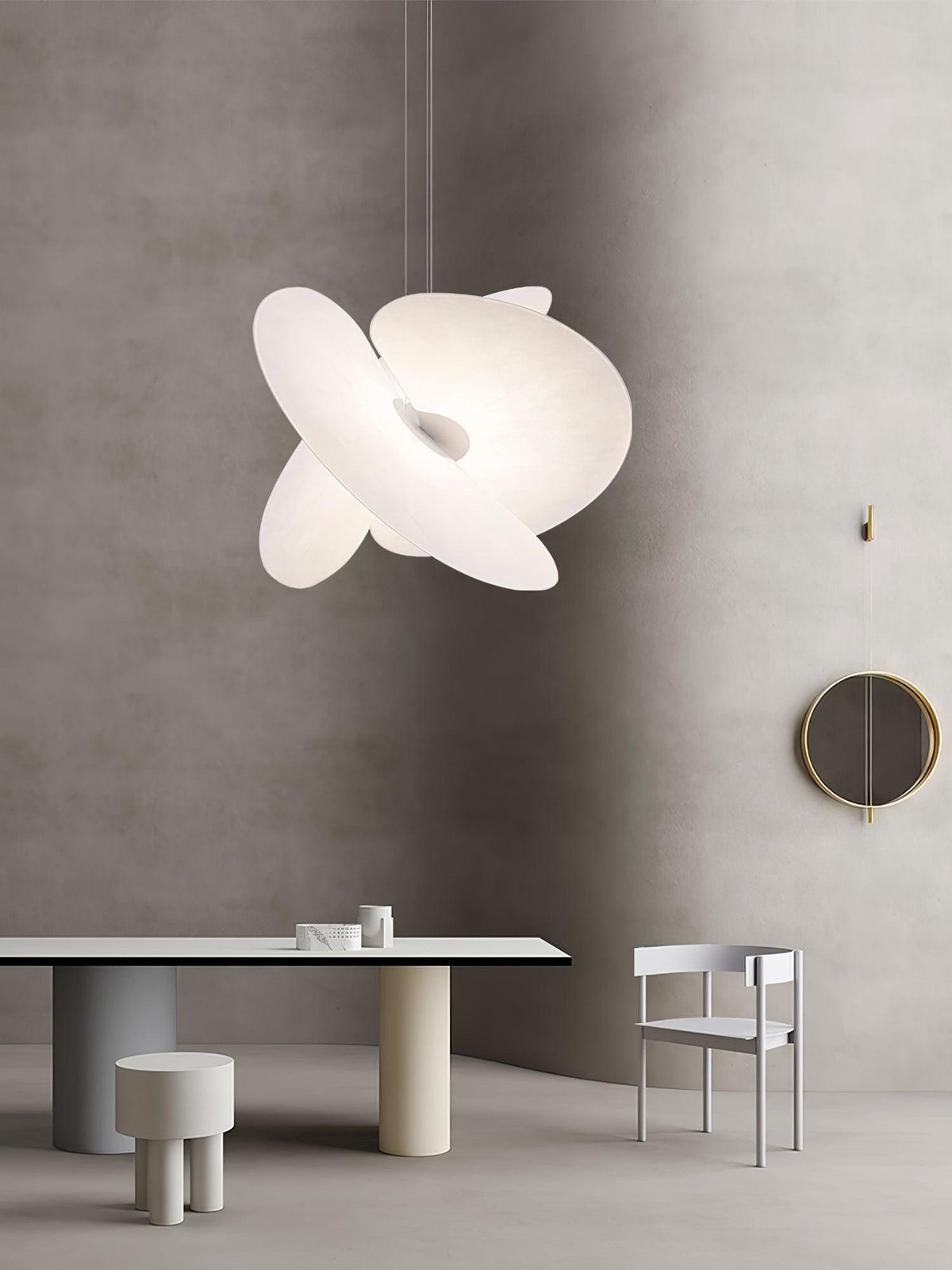 Whirl Moderne hanglamp van stof