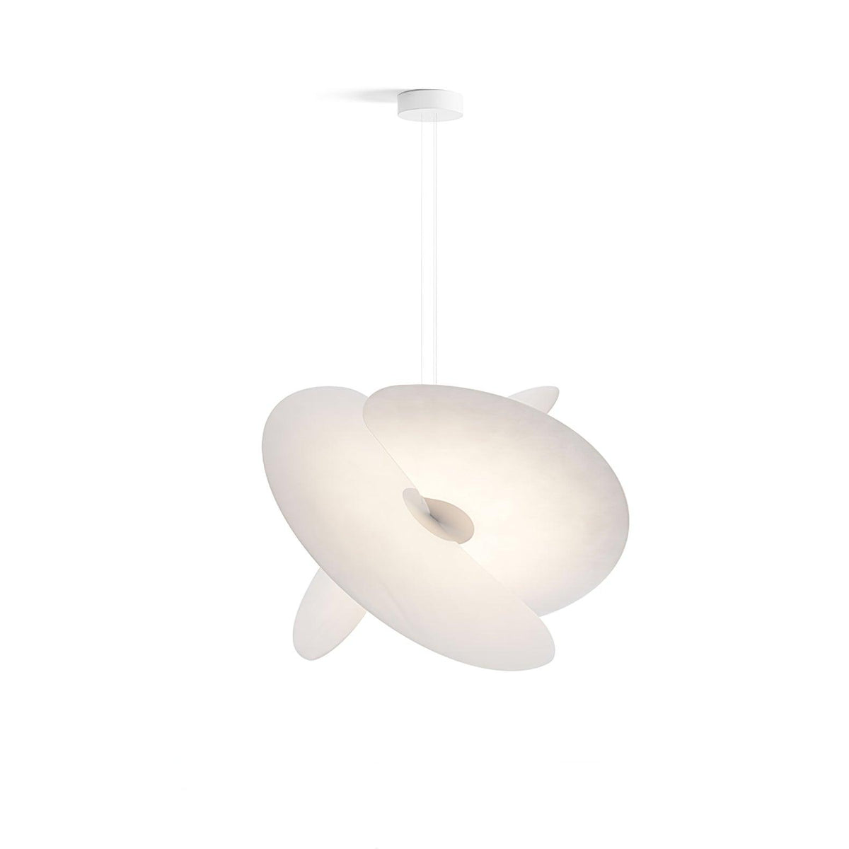 Whirl Moderne hanglamp van stof
