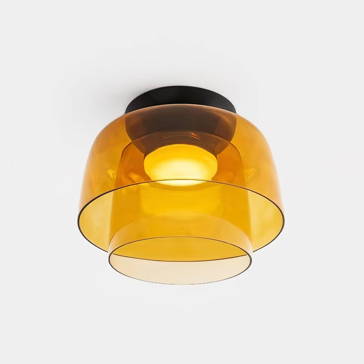 Miroriella plafondlamp gelaagde structuur warm elegant