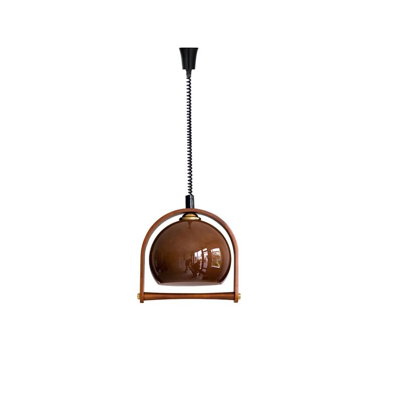 Cesilarae Premium Noordse kunst glas hout hanglamp