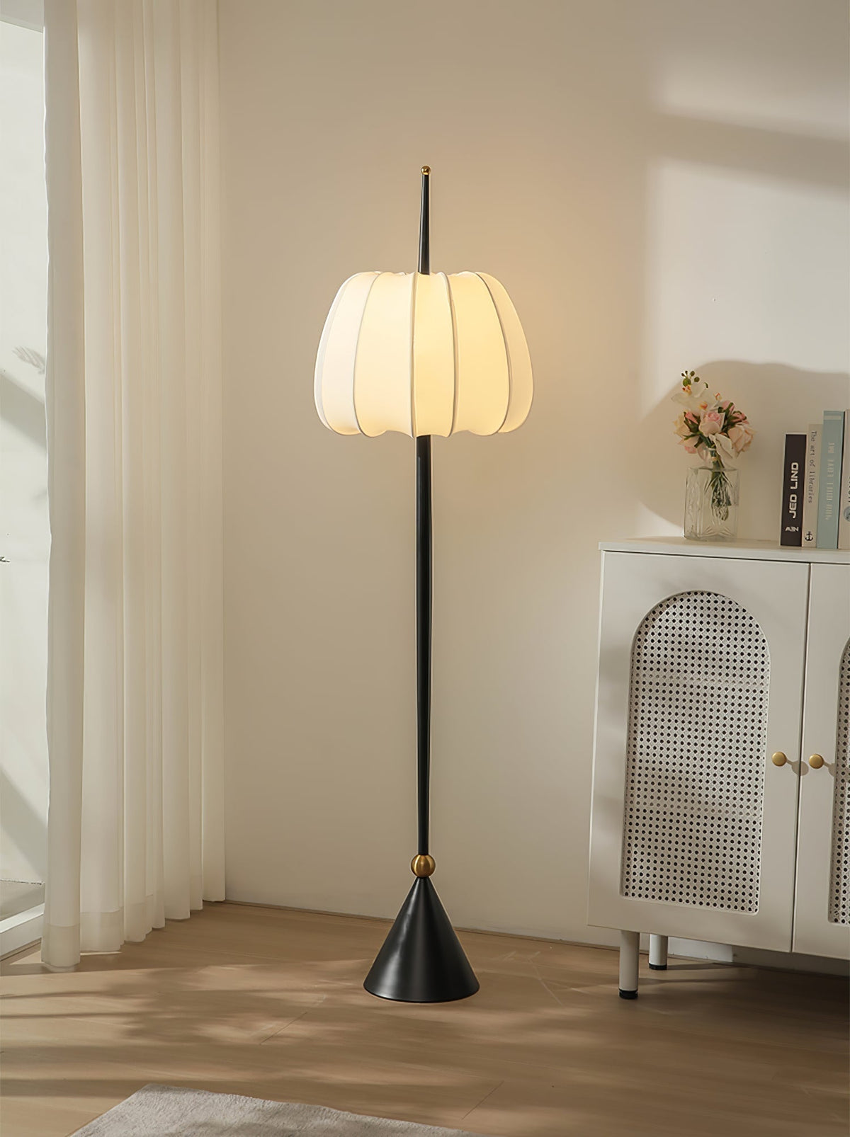 Pick Minimalistische vloerlamp van stof