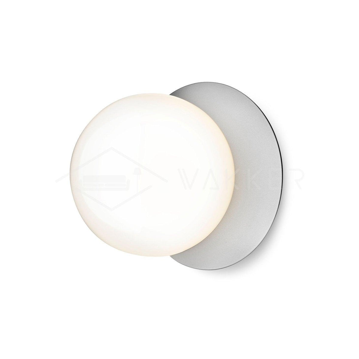 Nifte wandlamp Ronde Schijf Mondblaasglas Minimalistisch met bolvormige kap