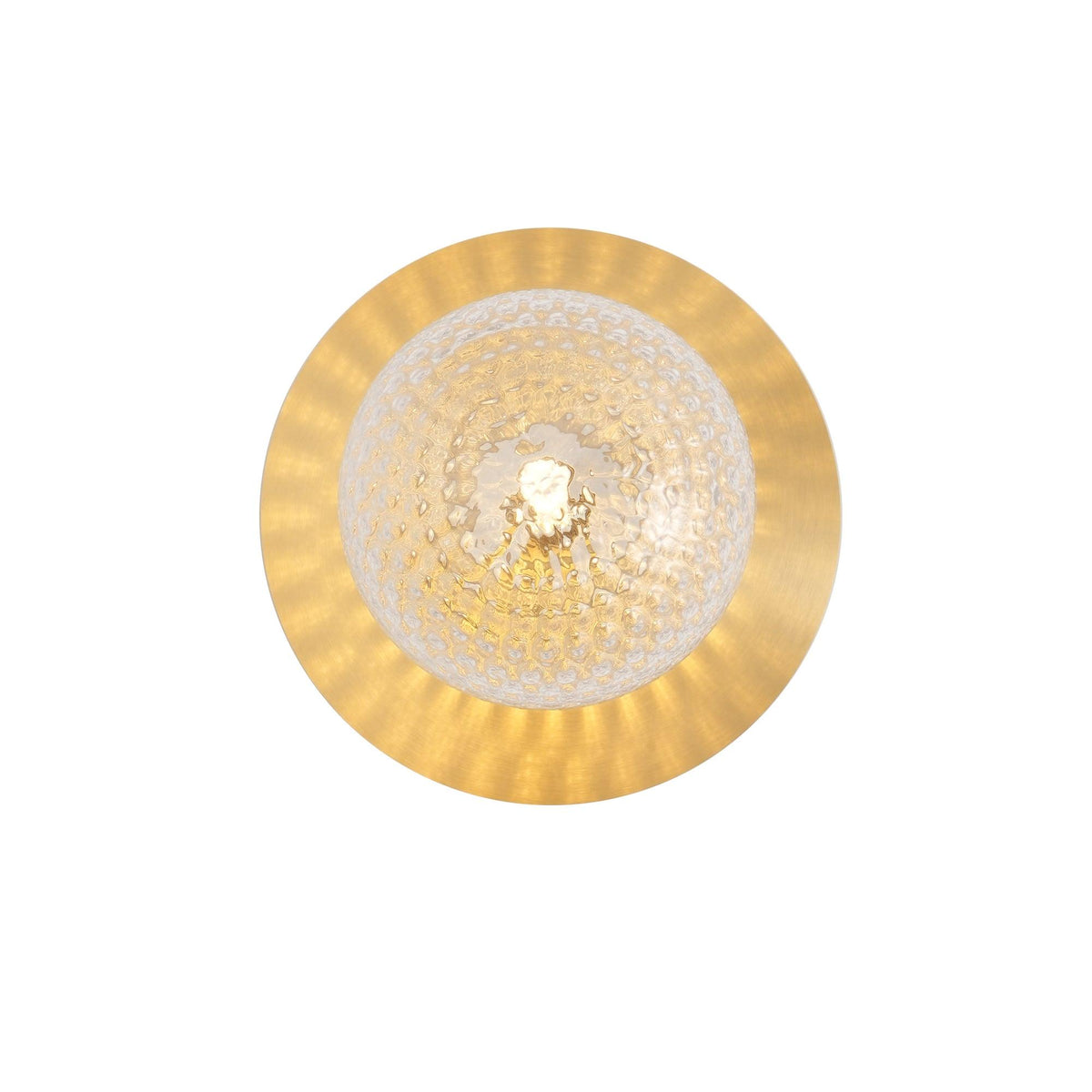 Nifte wandlamp Ronde Schijf Mondblaasglas Minimalistisch met bolvormige kap