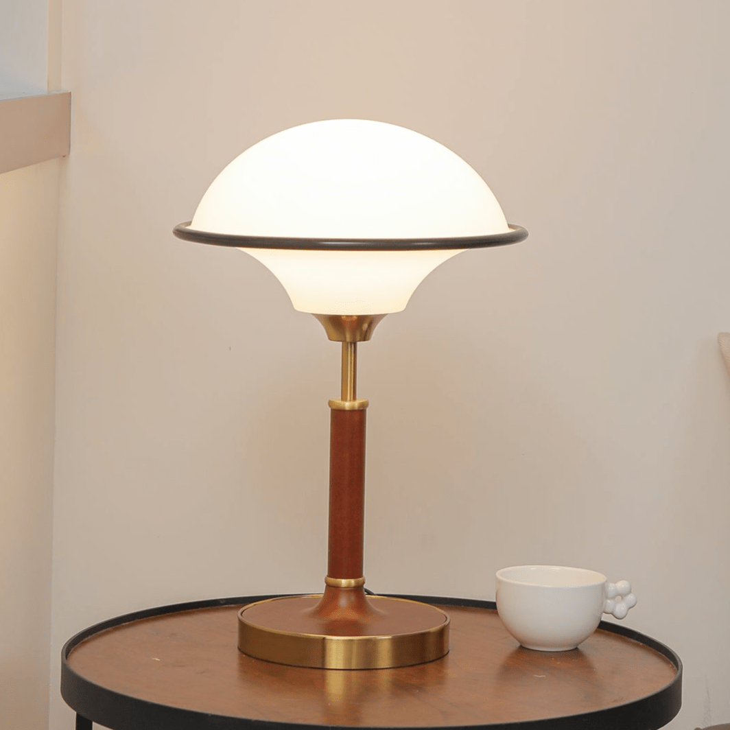 Solstic Houten tafellamp Mid-Century