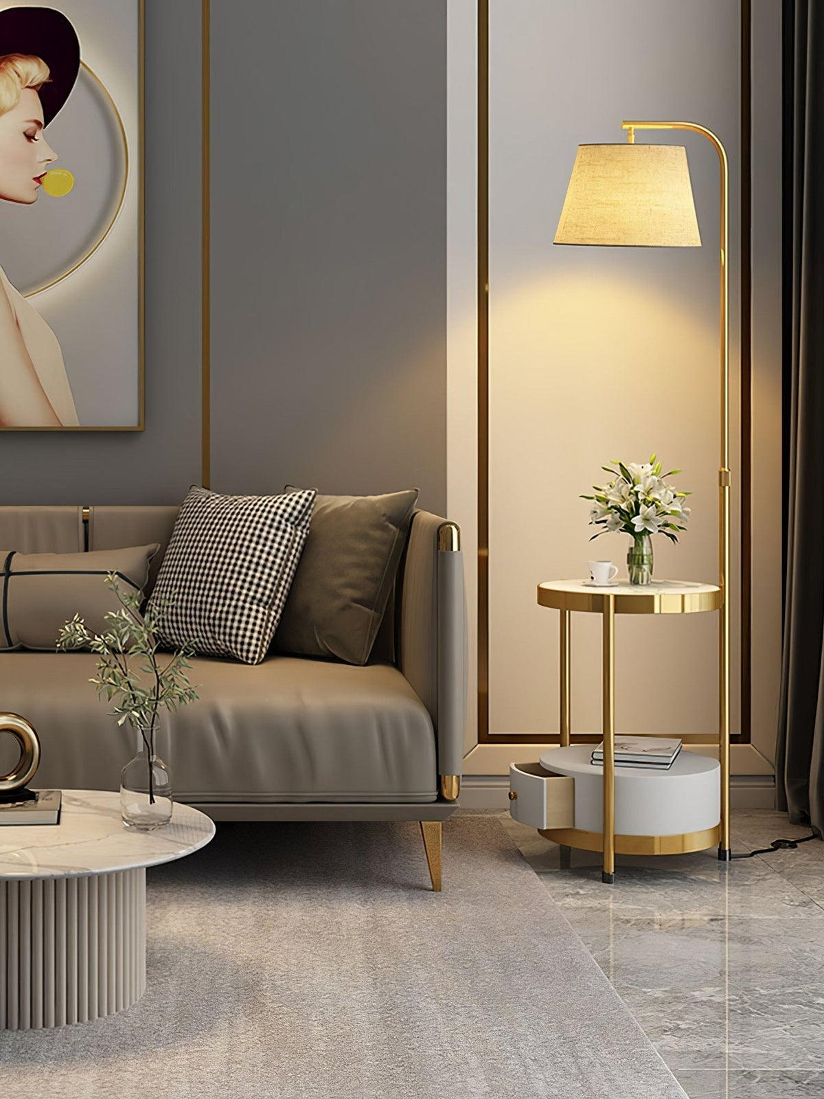 Avenareria Moderne vloerlamp