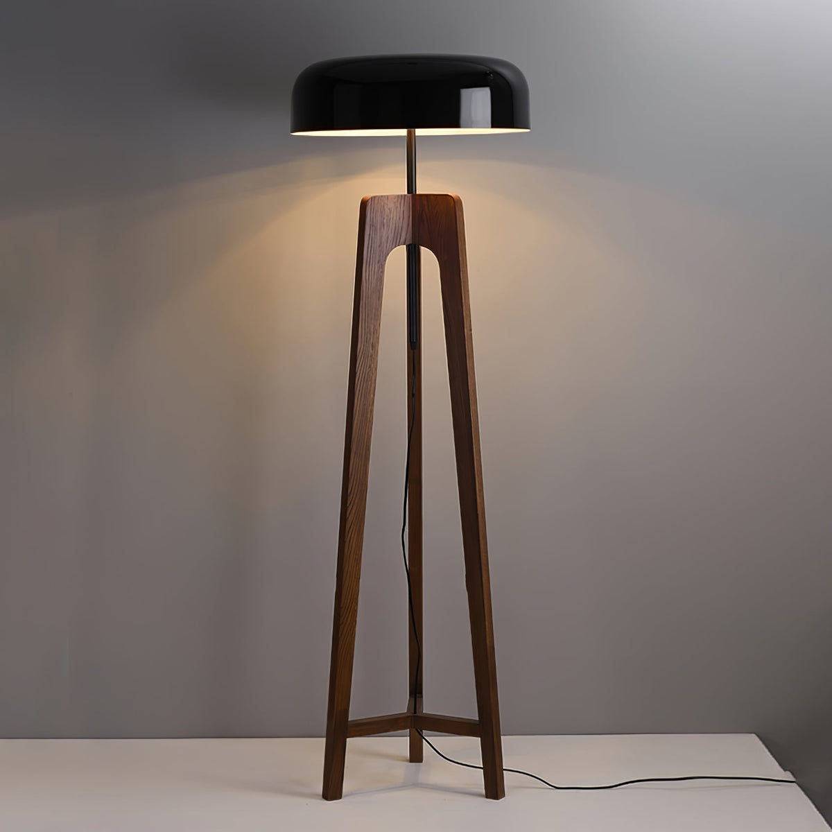 Kovain Houten Minimalistische vloerlamp
