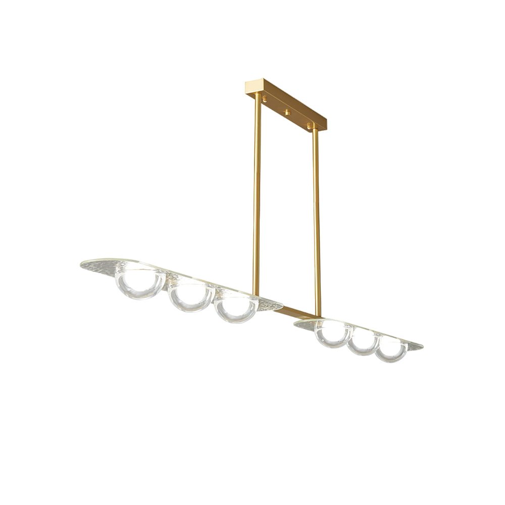 Liorerelle hanglamp met lineair glas in minimalistische stijl