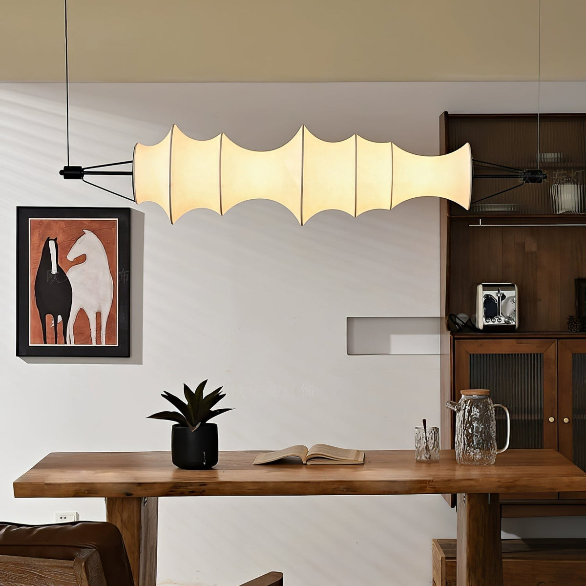 Avlorisra Art elegantie Zijde hanglamp