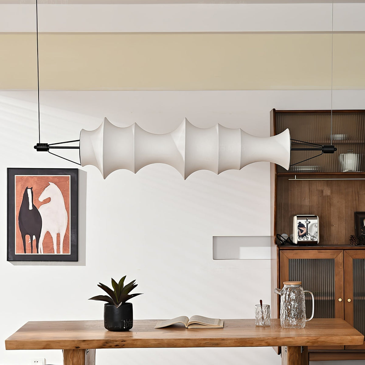 Avlorisra Art elegantie Zijde hanglamp