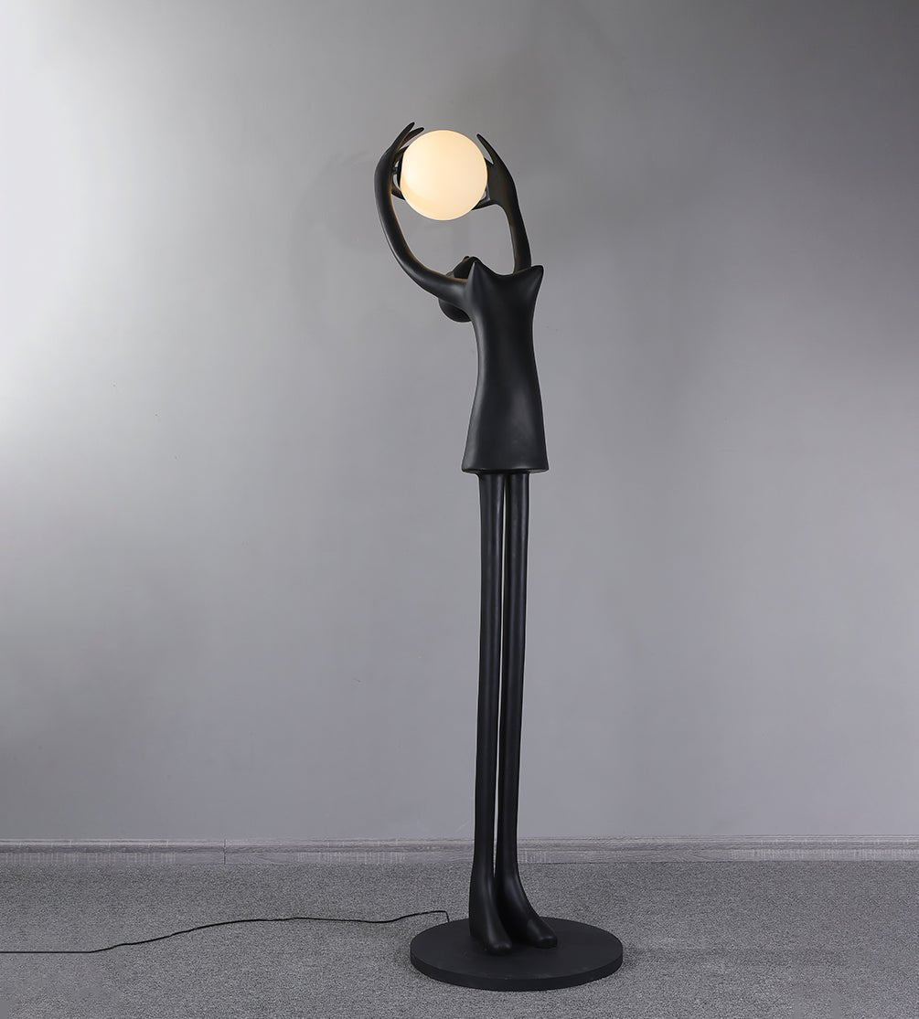 Lynorel vloerlamp zwart