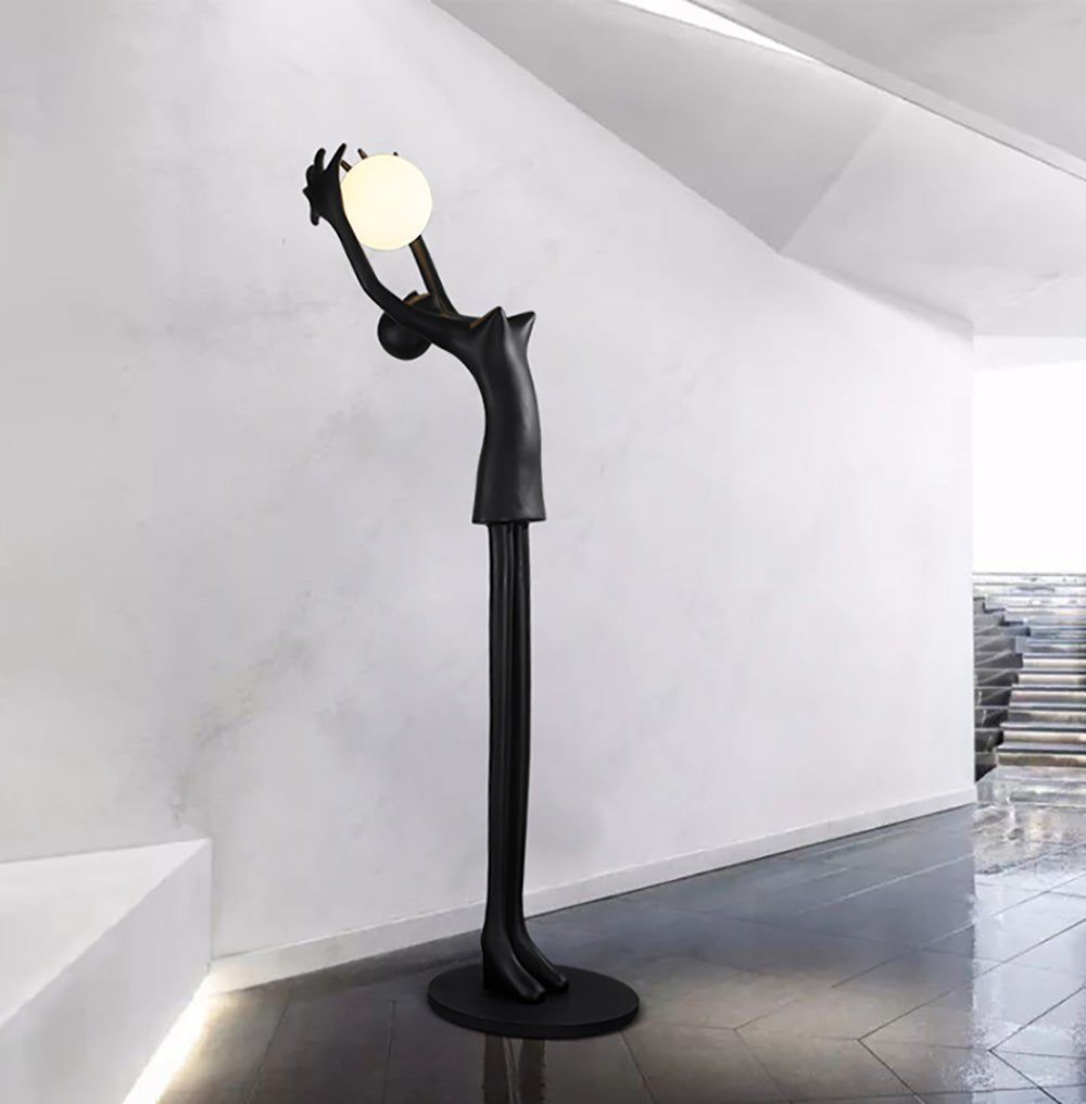 Lynorel vloerlamp zwart