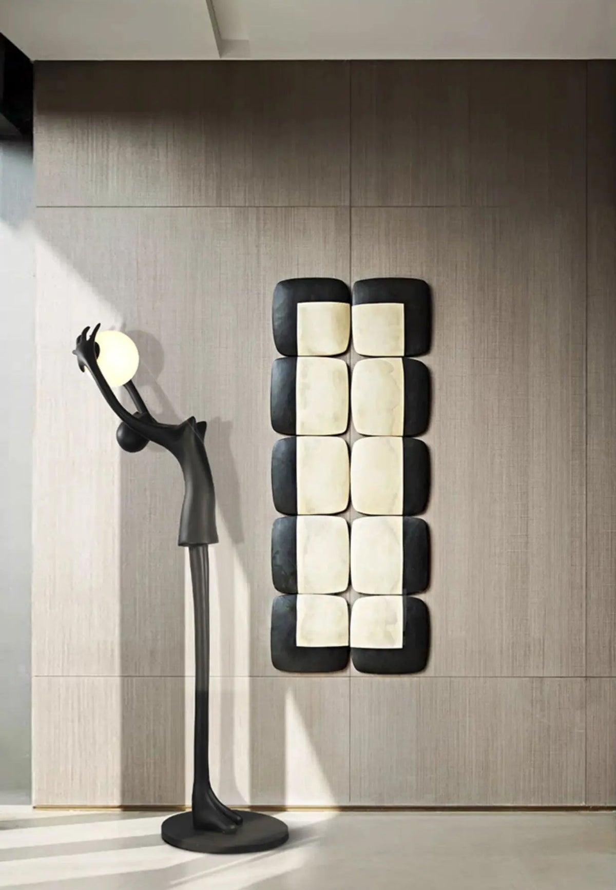 Lynorel vloerlamp zwart