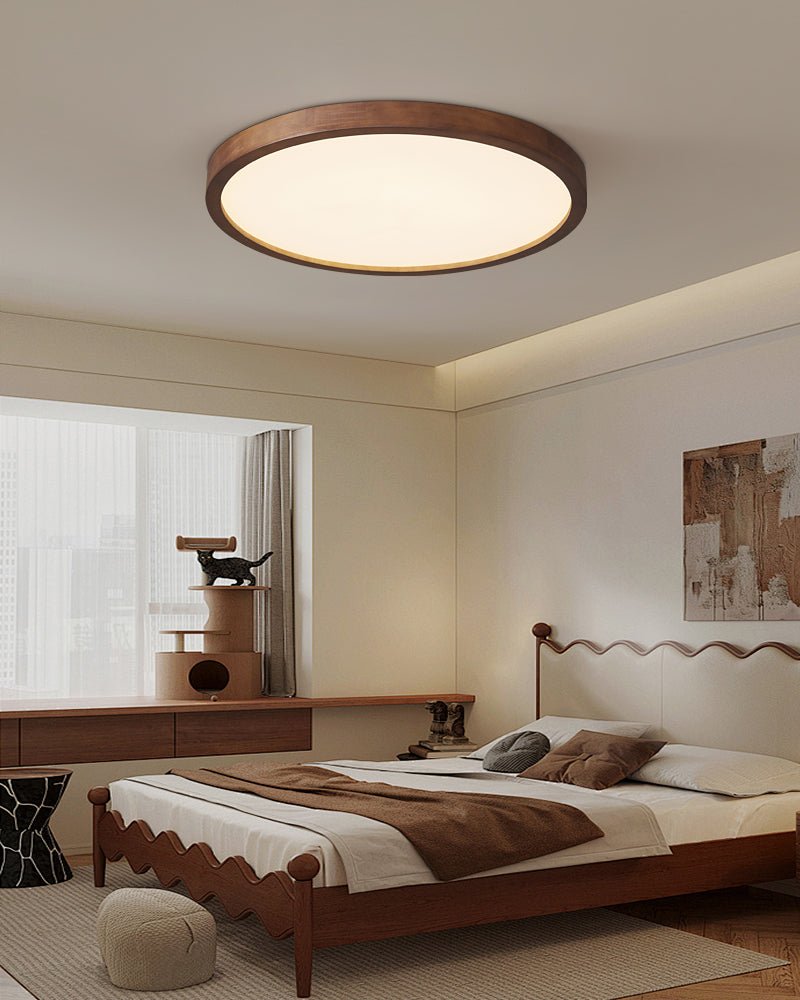Rinirel Moderne Minimalistische Rechthoekige Houten Plafondlamp