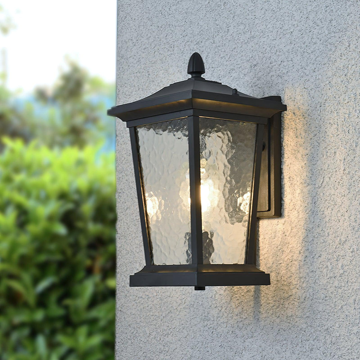 Edwin Birdcage elegantie glas buitenwandlamp