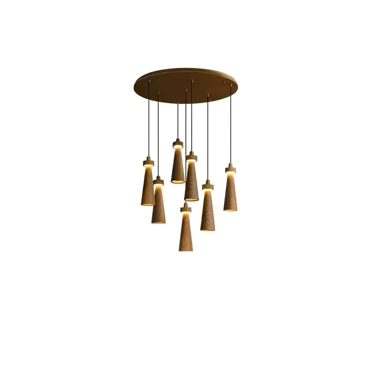 Tesno Minimalistische hanglamp van walnoothout