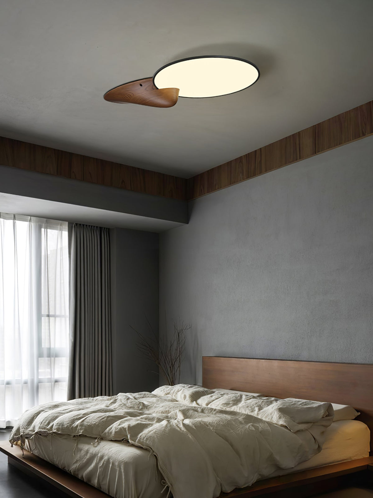 Zovenel Premium elegantie Peak plafondlamp van hout