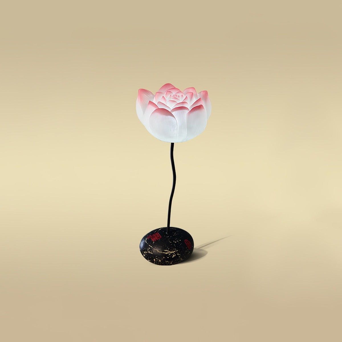 Arixen elegante vloerlamp met lotusbloemmotief