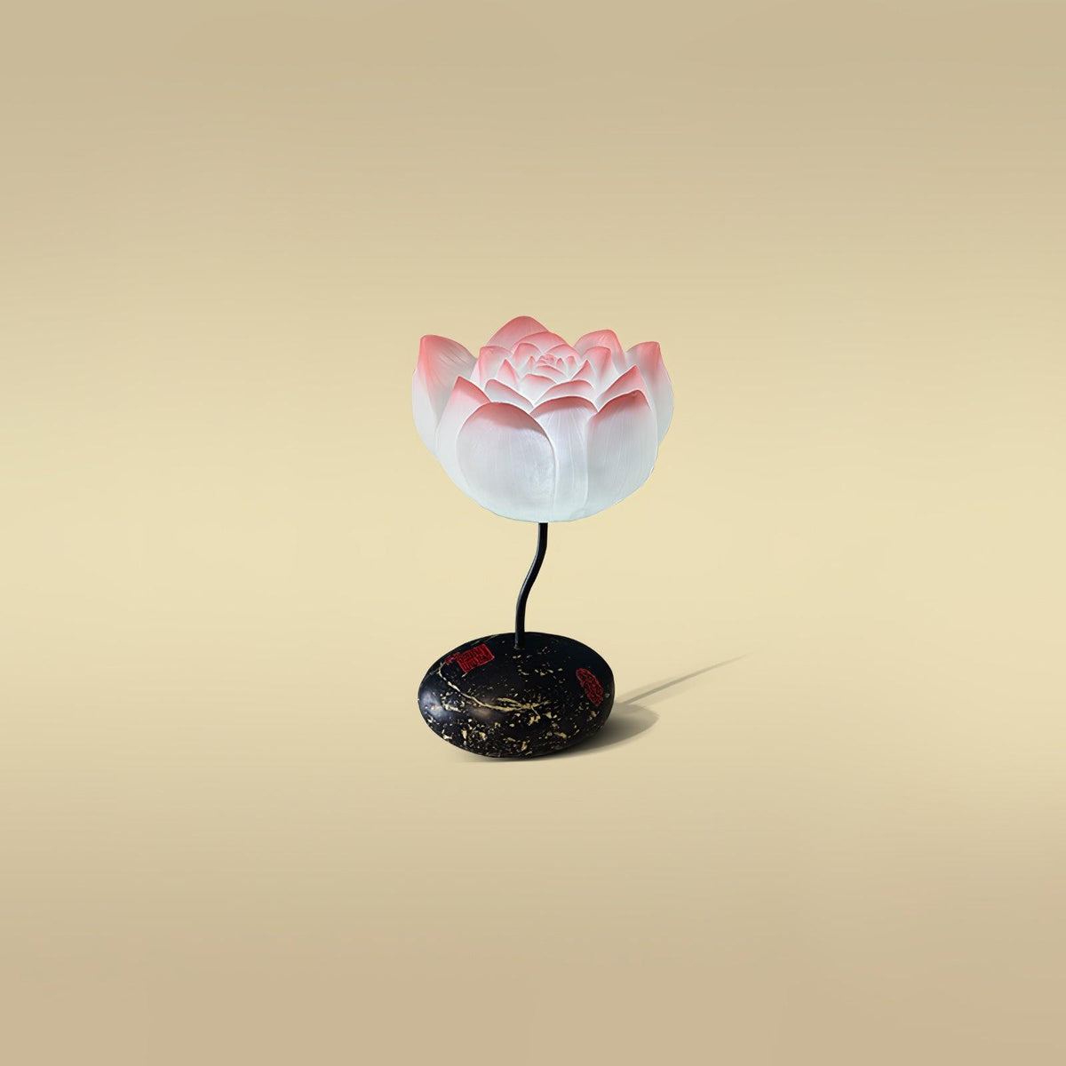 Arixen elegante vloerlamp met lotusbloemmotief