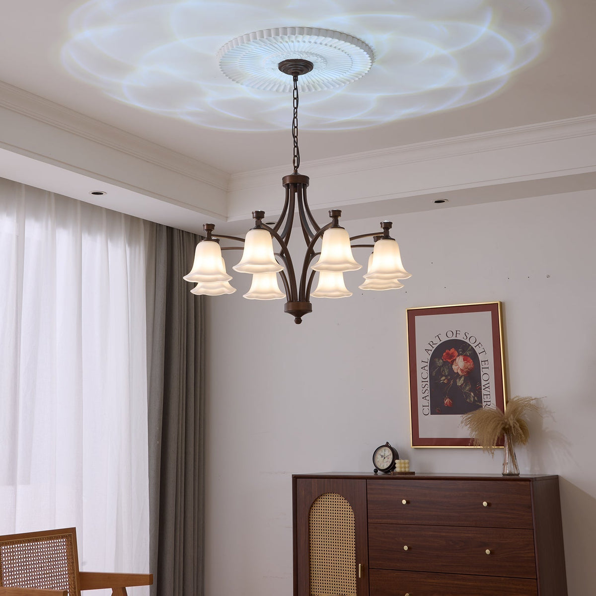 Viloros Traditionele Premium Kroonluchter met Glazen Bellen