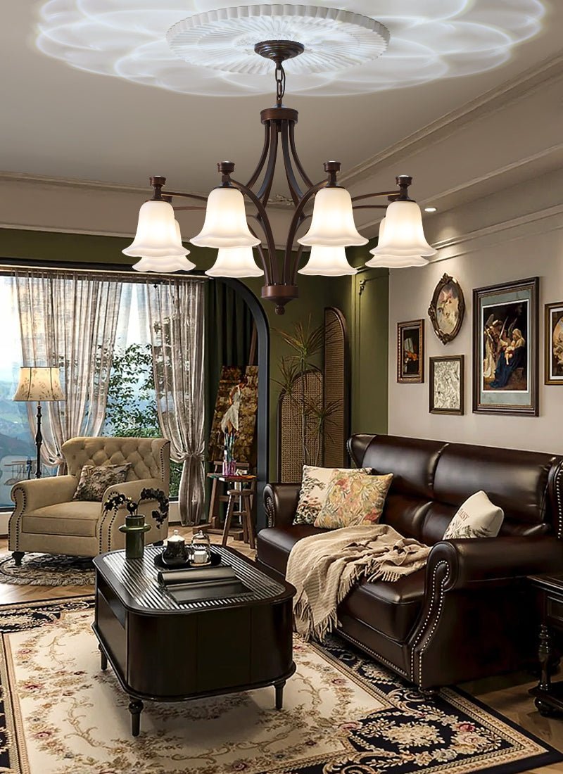 Viloros Traditionele Premium Kroonluchter met Glazen Bellen