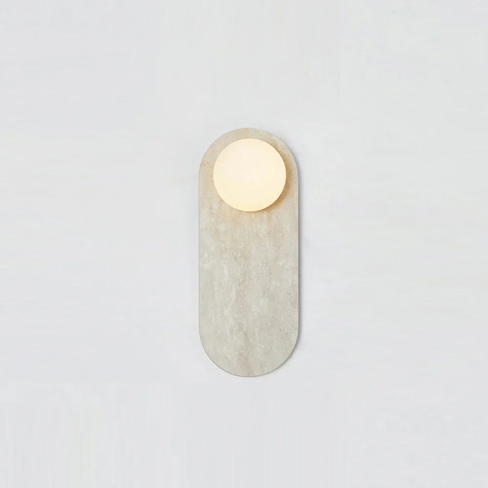 Elif Minimalisme Marmer Glas Wandlamp Eetkamer Slaapkamer