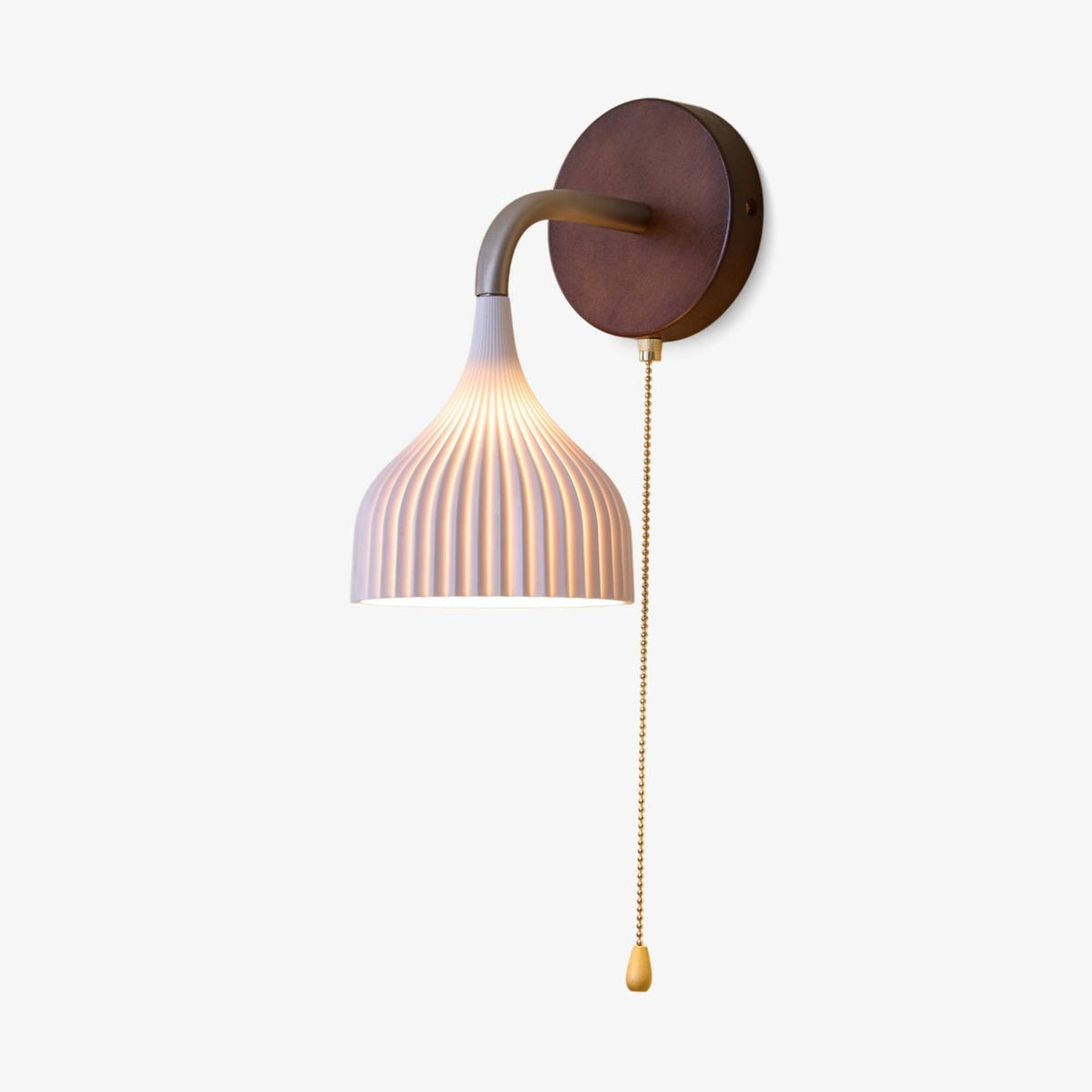 Cimararae elegantie klassieke Houten wandlamp