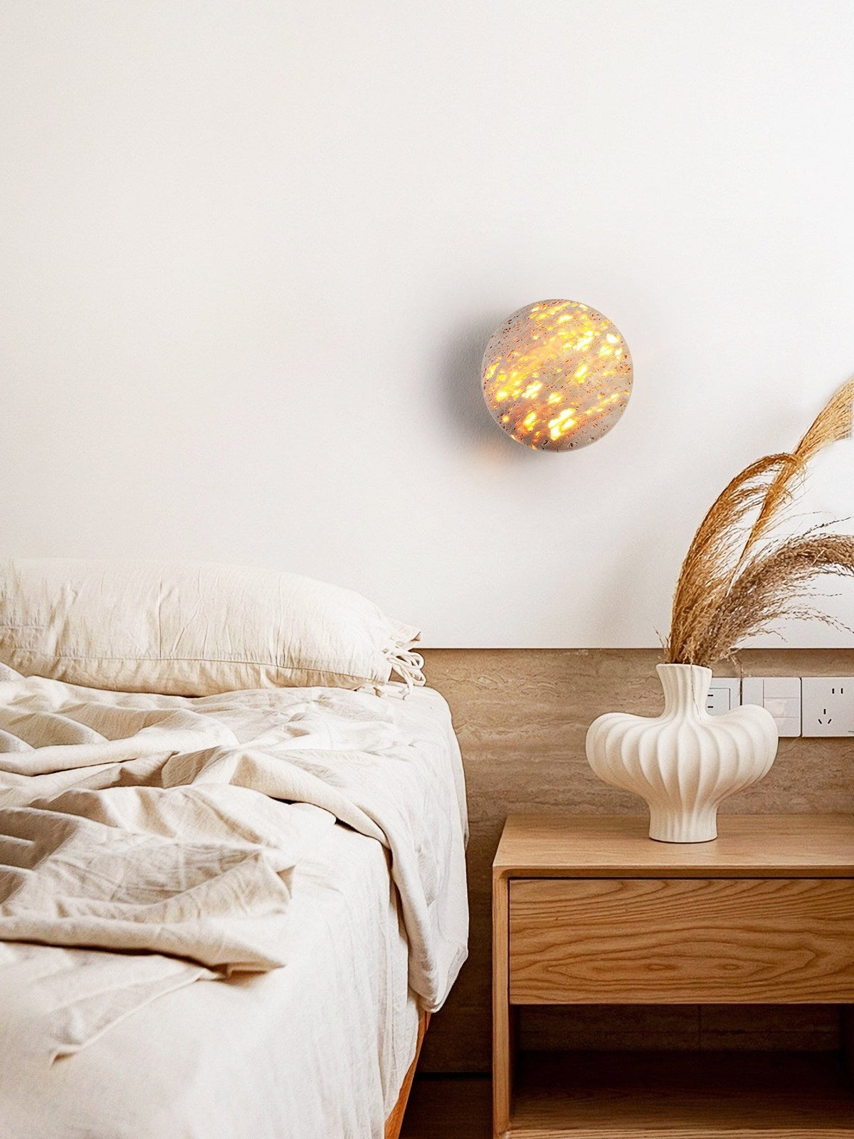 Petaina Luma Stone wandlamp