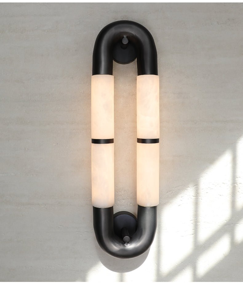 Gloxa Arc Twin albasten wandlamp
