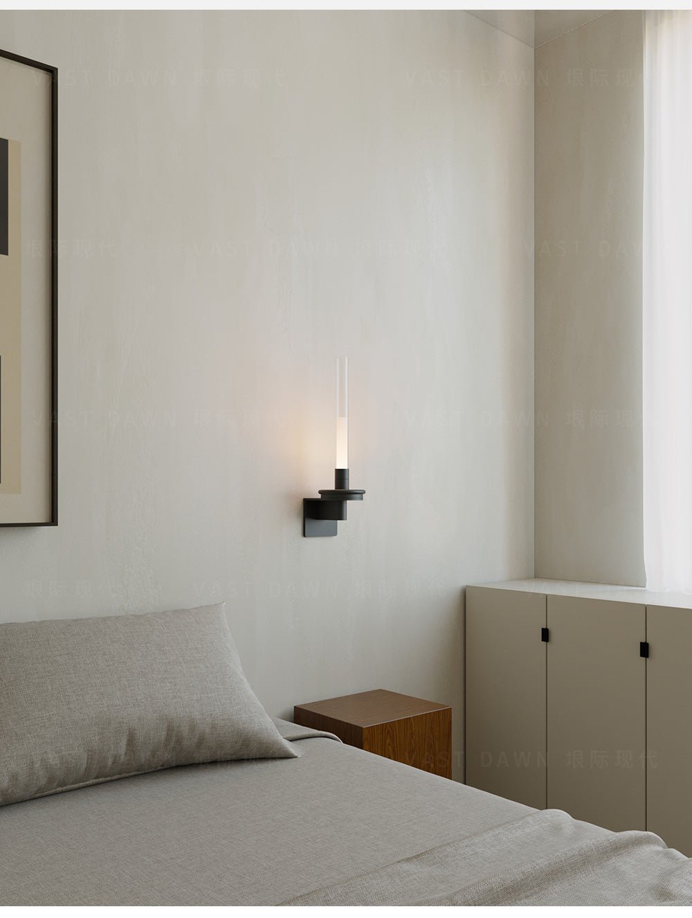 Ripz Stem oplaadbare wandlamp van glas