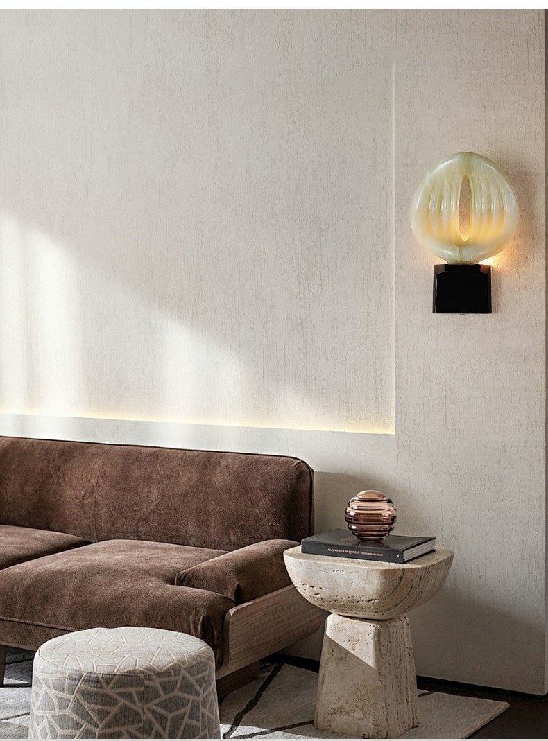 Eirion Rift albasten wandlamp