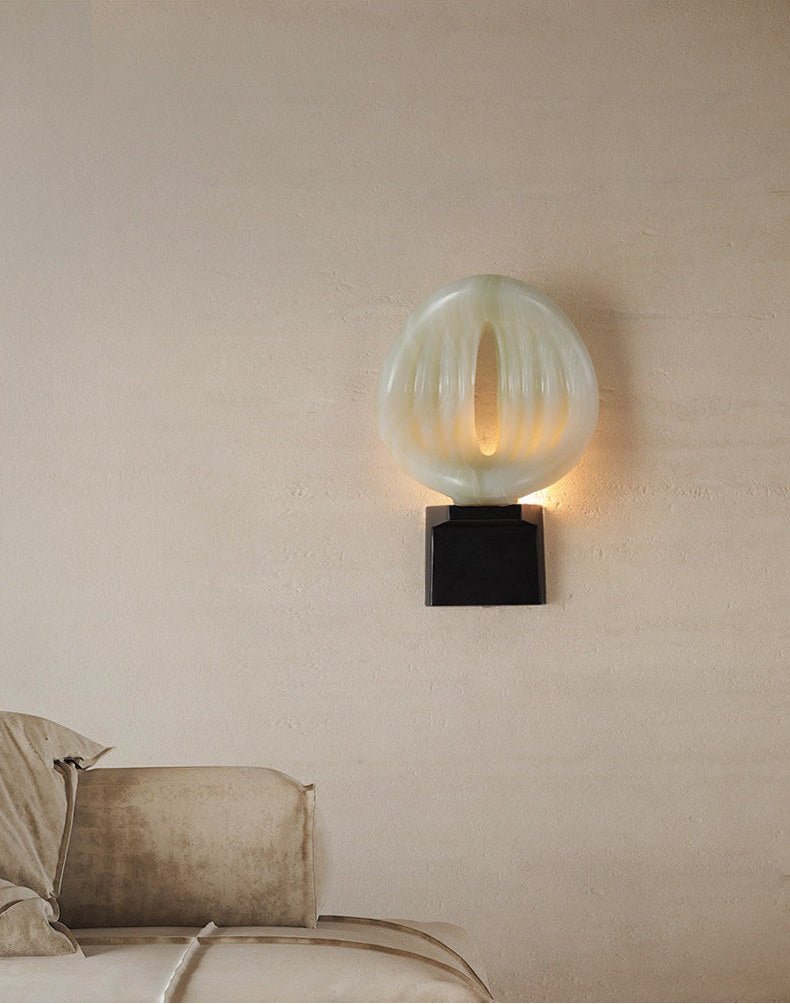 Eirion Rift albasten wandlamp