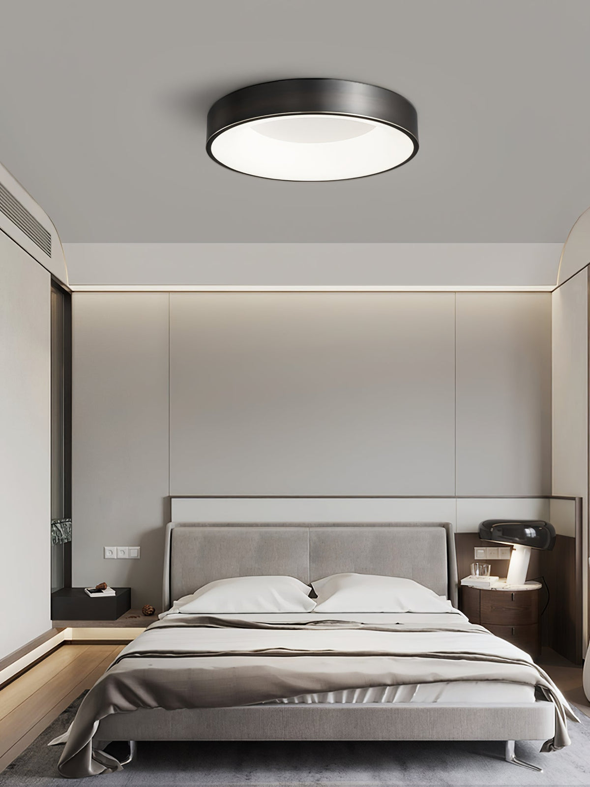 Zetheos Moderne minimalistische plafondlamp van messing