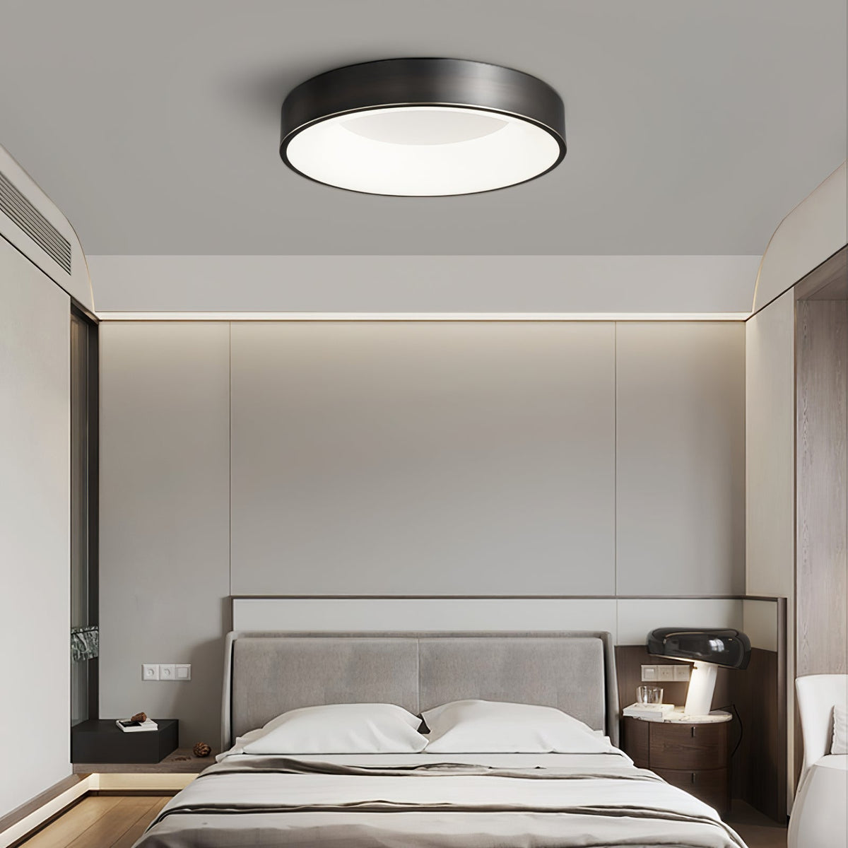 Zetheos Moderne minimalistische plafondlamp van messing