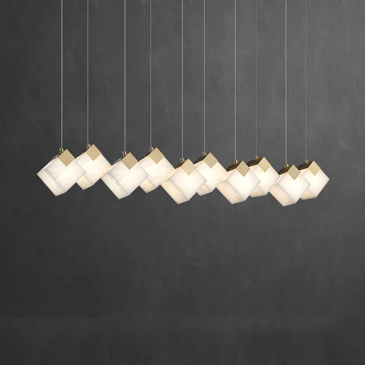Vevariel Linear albasten hanglamp