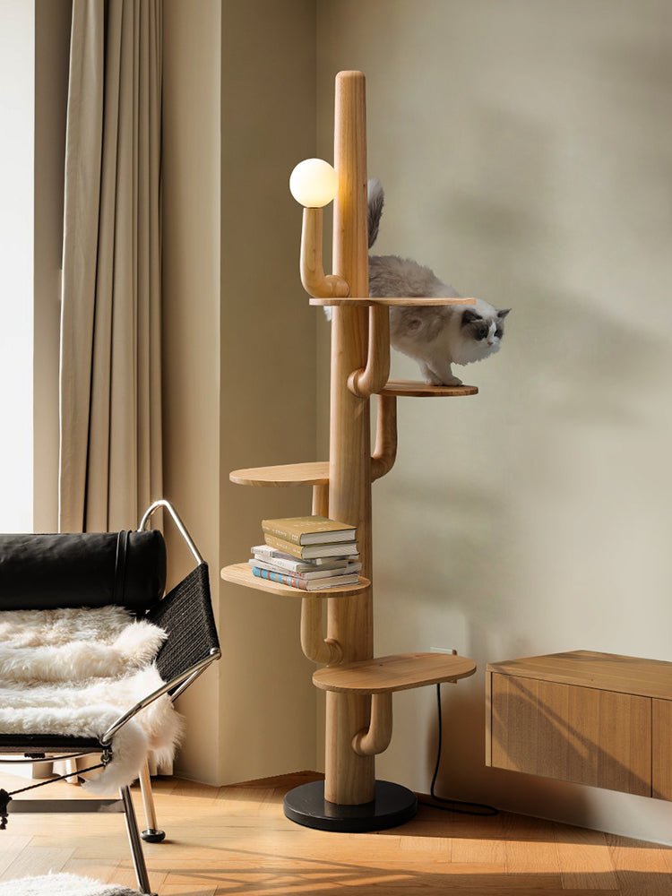 Rymb Houten Boom vloerlamp