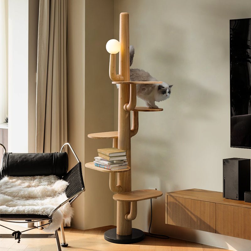 Rymb Houten Boom vloerlamp