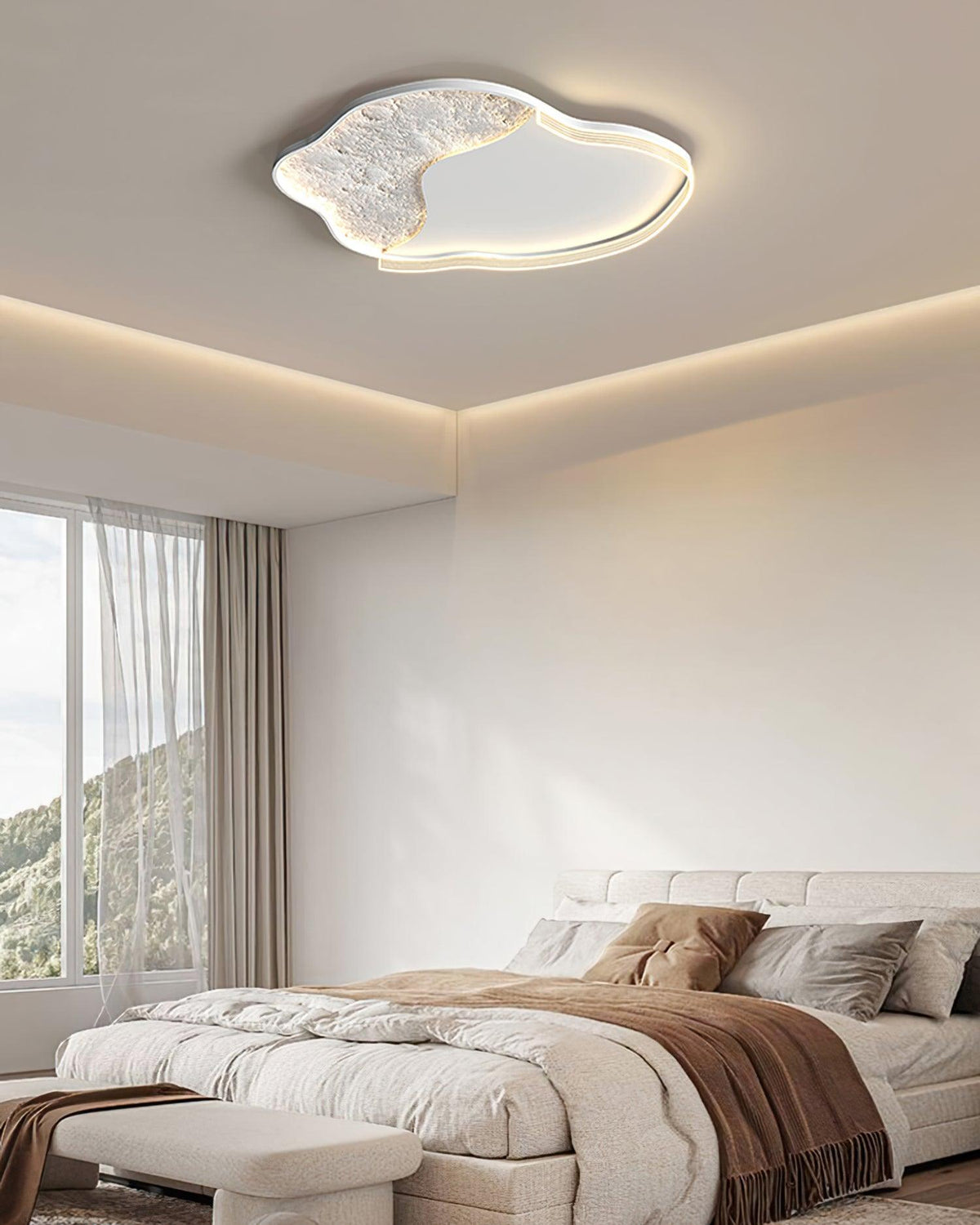 Syvine Noordse kunst Lunar LED plafondlamp