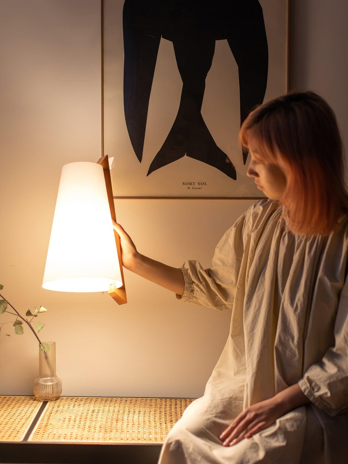 Miriam Moderne minimalistische wandlamp van kunststof