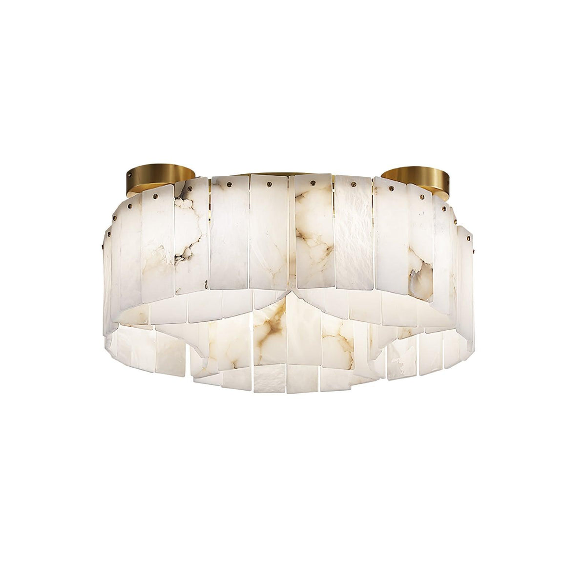 Selene albasten plafondlamp
