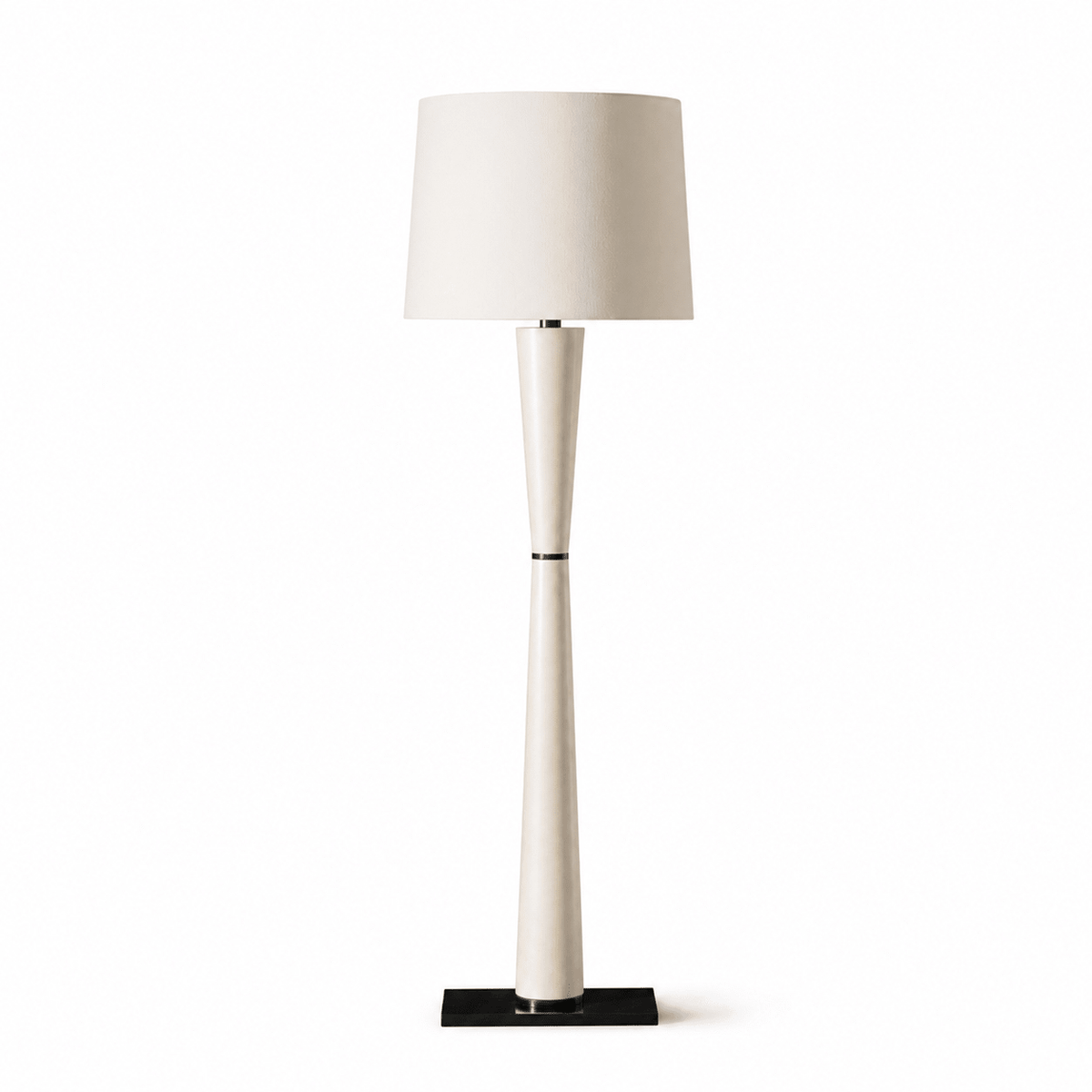 Renenelia vloerlamp van leer