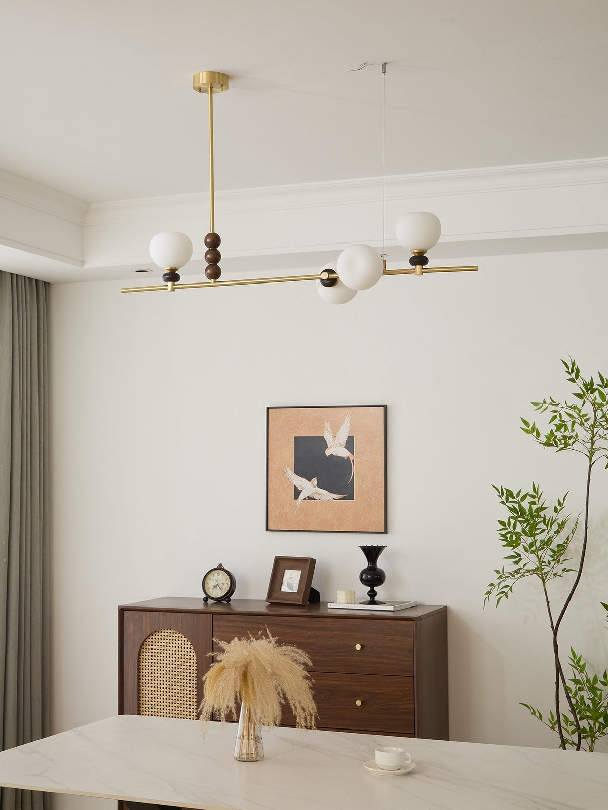 Sylivia Vintage hanglamp van hout