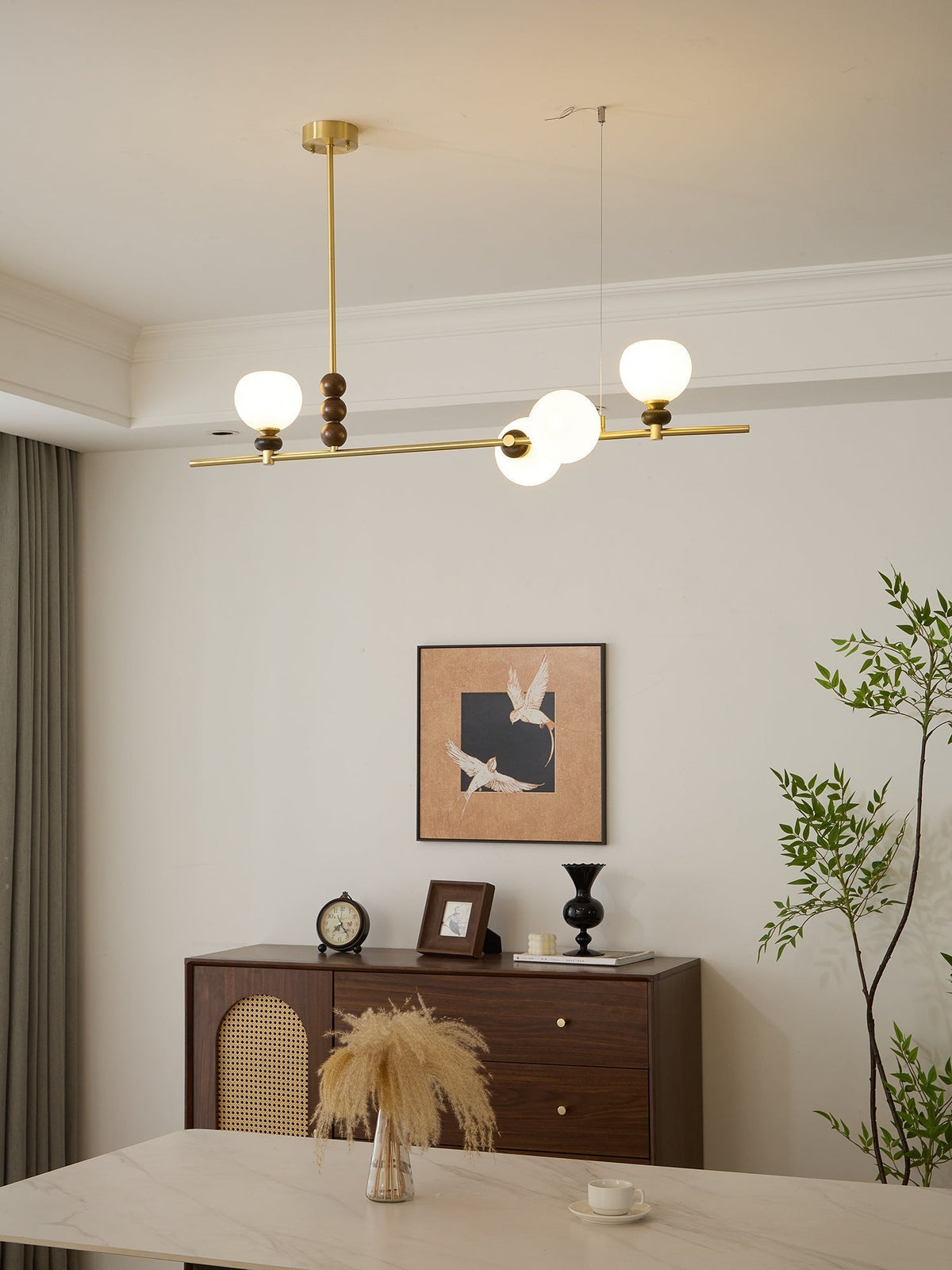 Sylivia Vintage hanglamp van hout