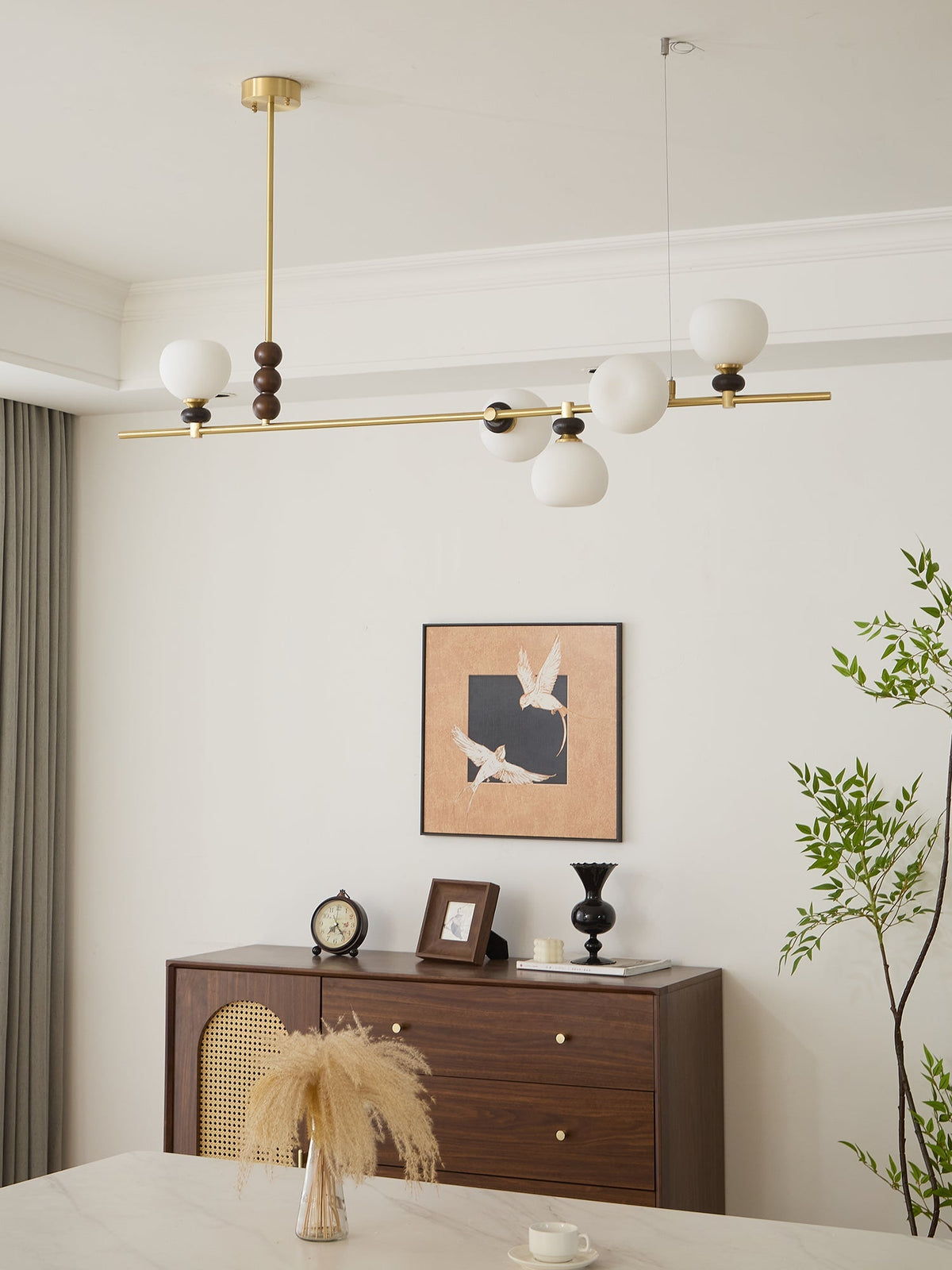 Sylivia Vintage hanglamp van hout