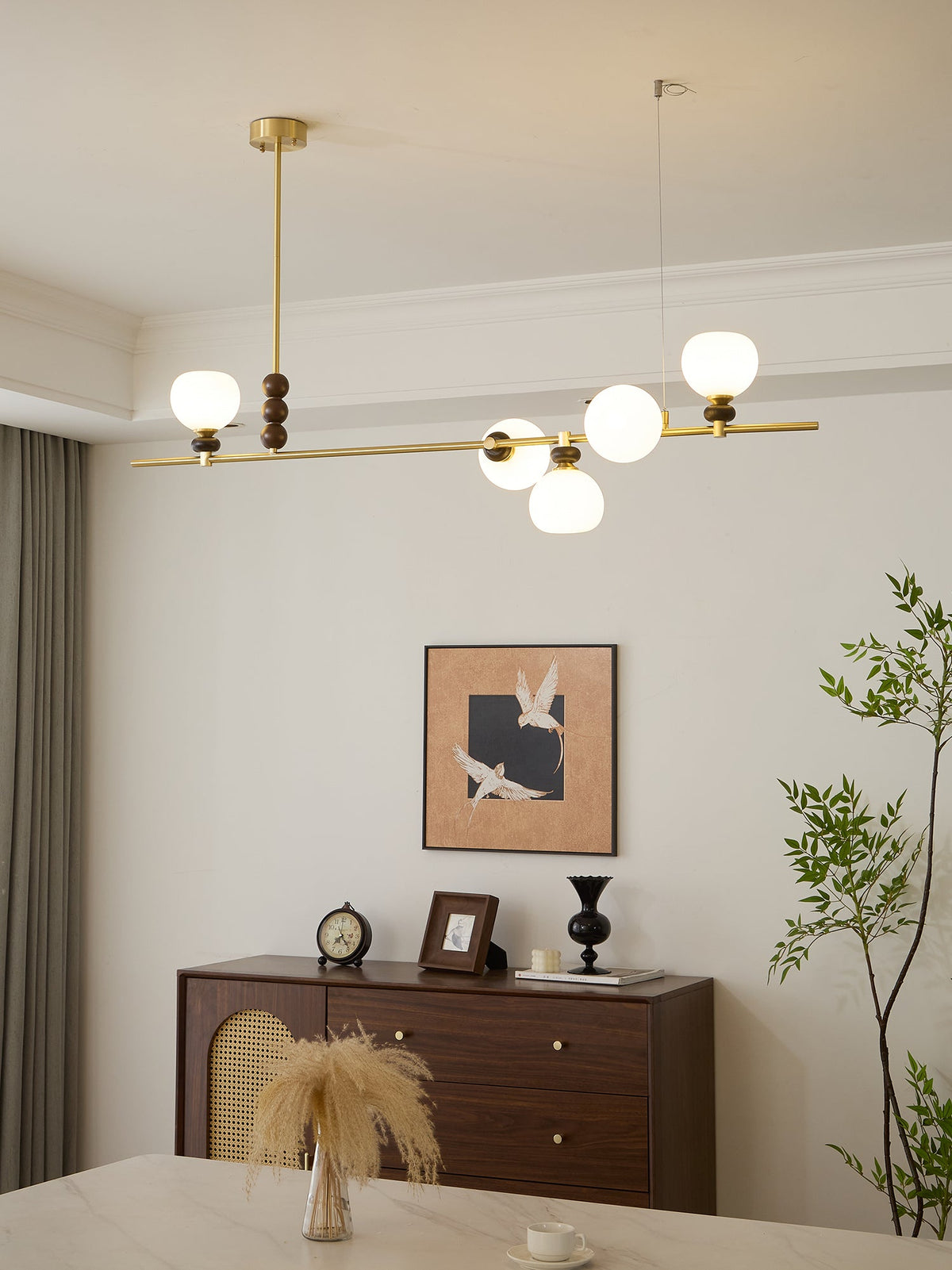 Sylivia Vintage hanglamp van hout