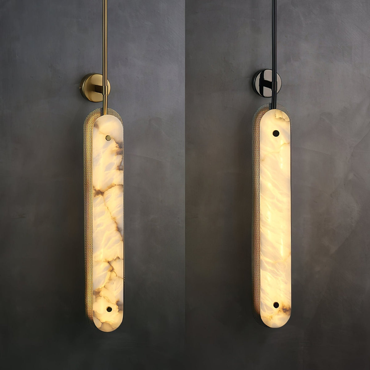 Ilaeir verticaal Albast Hanglamp
