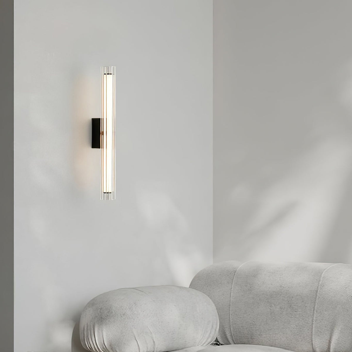 Corv wandlamp met glas in moderne stijl