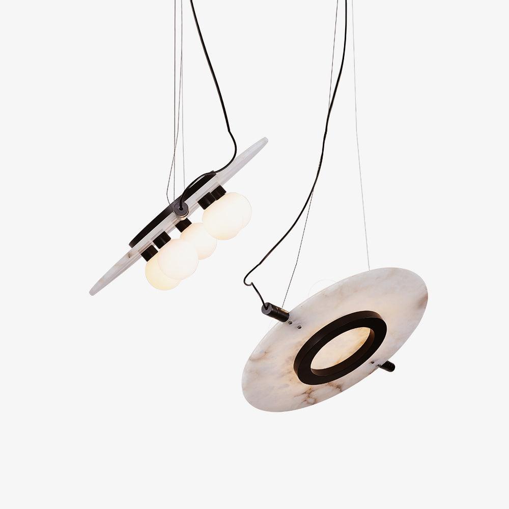 Imirila ronde hanglamp van glas