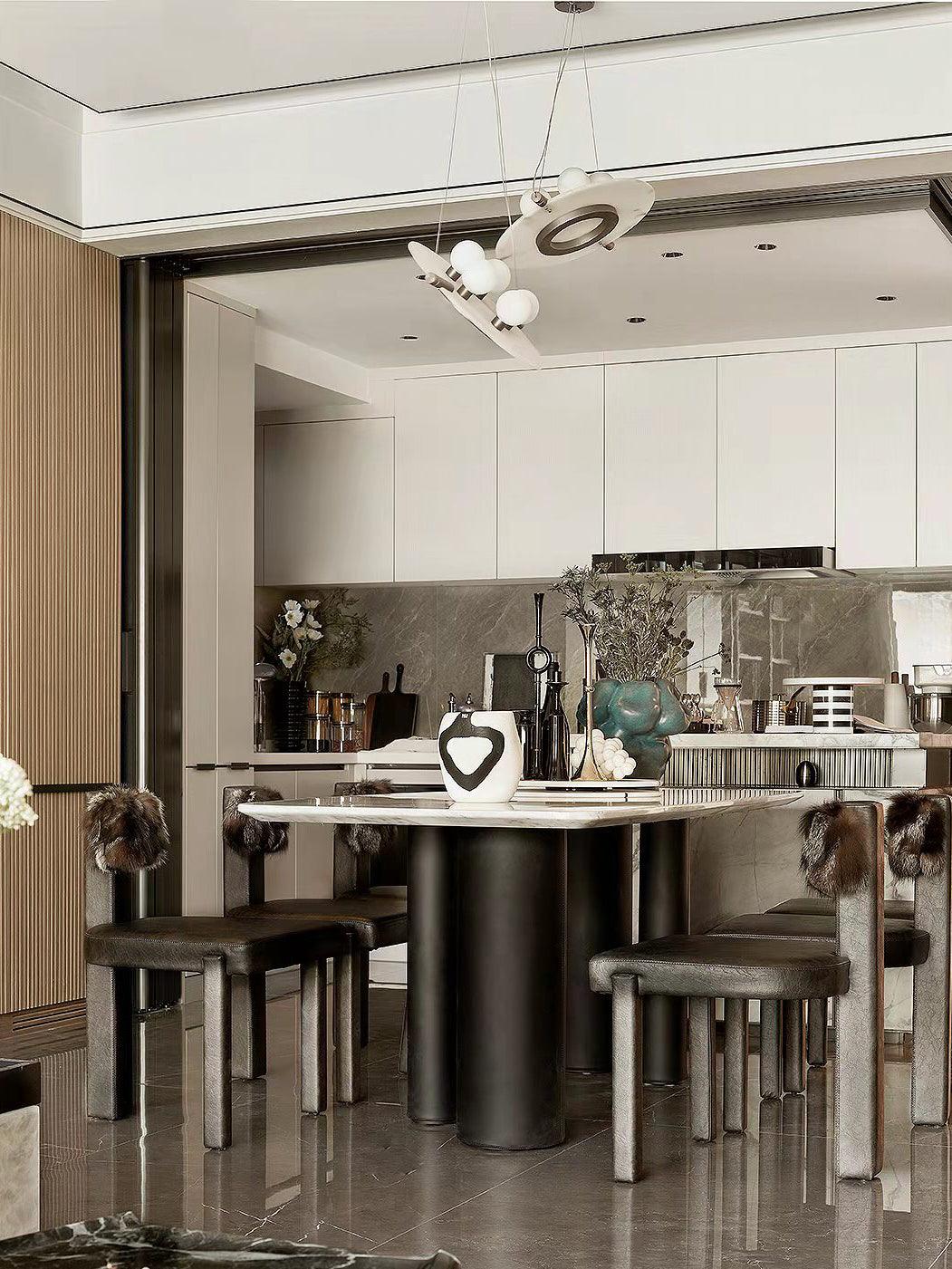 Imirila ronde hanglamp van glas